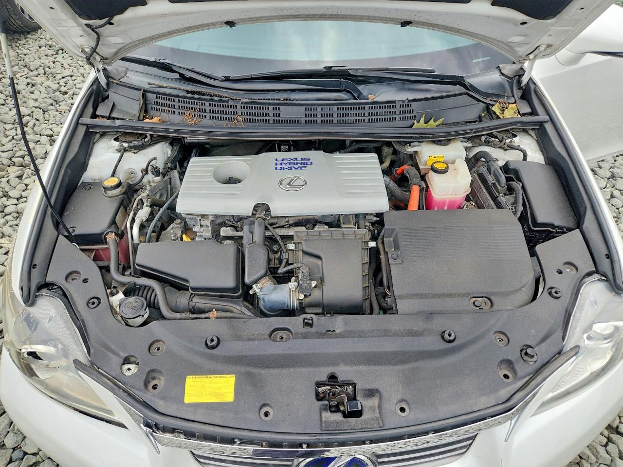 2012 Lexus Ct 200 White vin: JTHKD5BH3C2102588
