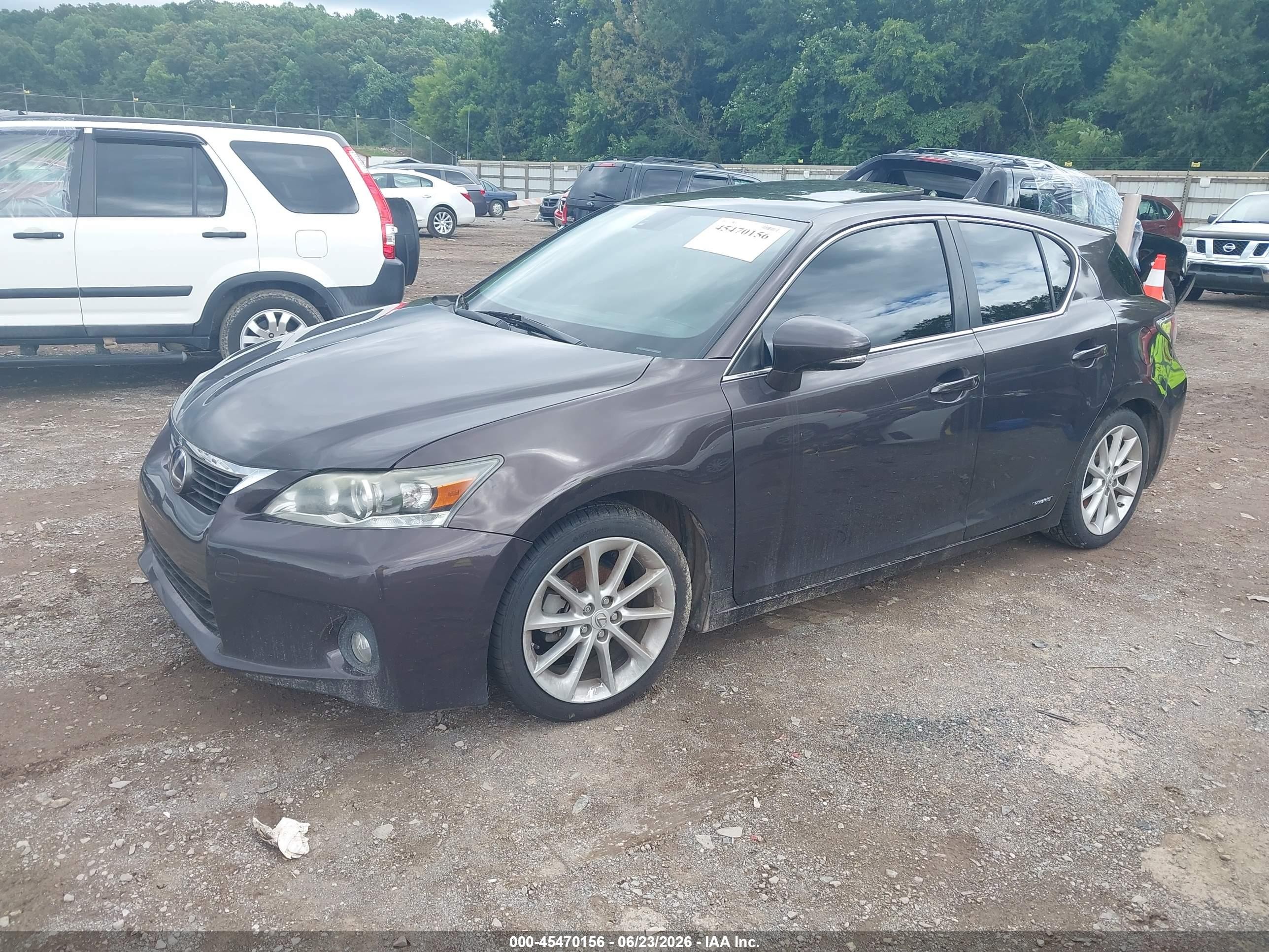 2012 Lexus Ct 200h Premium Purple vin: JTHKD5BH3C2102624