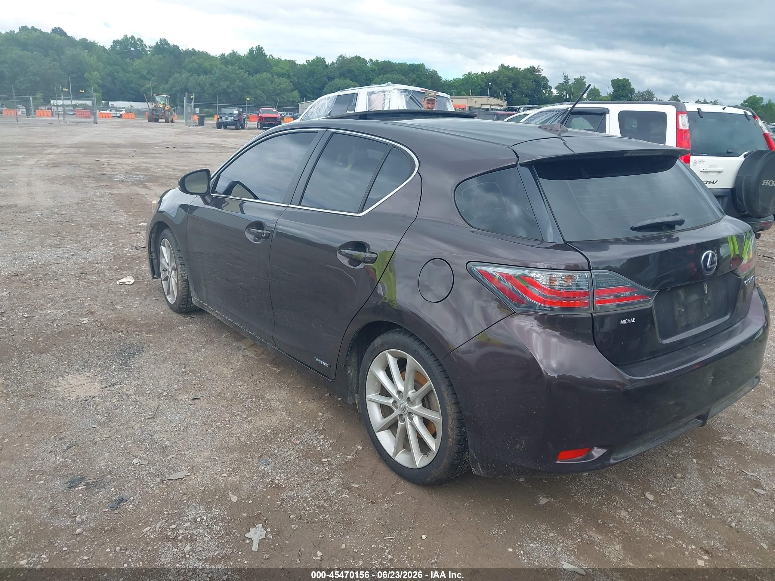 2012 Lexus Ct 200h Premium Purple vin: JTHKD5BH3C2102624