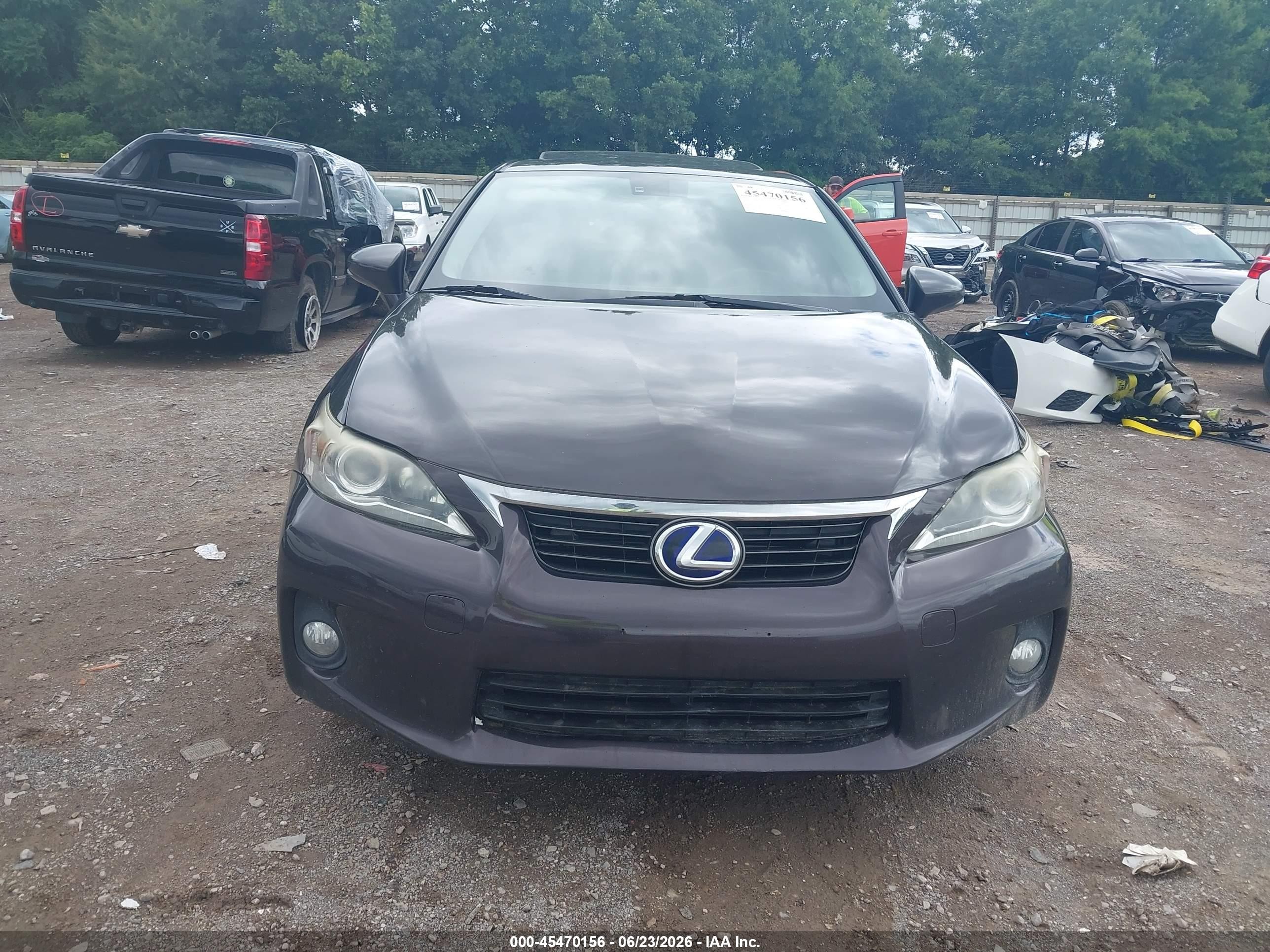 2012 Lexus Ct 200h Premium Purple vin: JTHKD5BH3C2102624