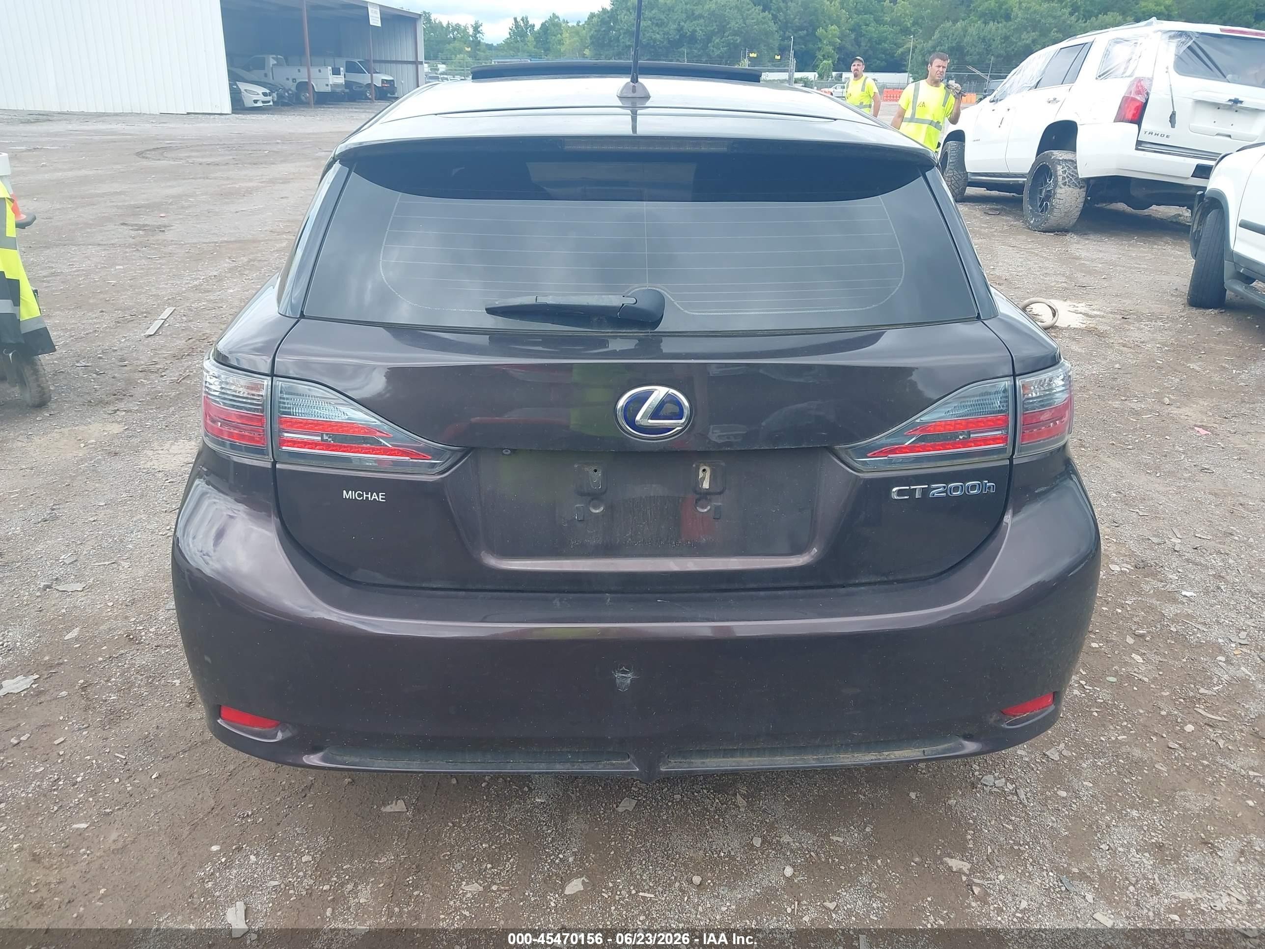 2012 Lexus Ct 200h Premium Purple vin: JTHKD5BH3C2102624