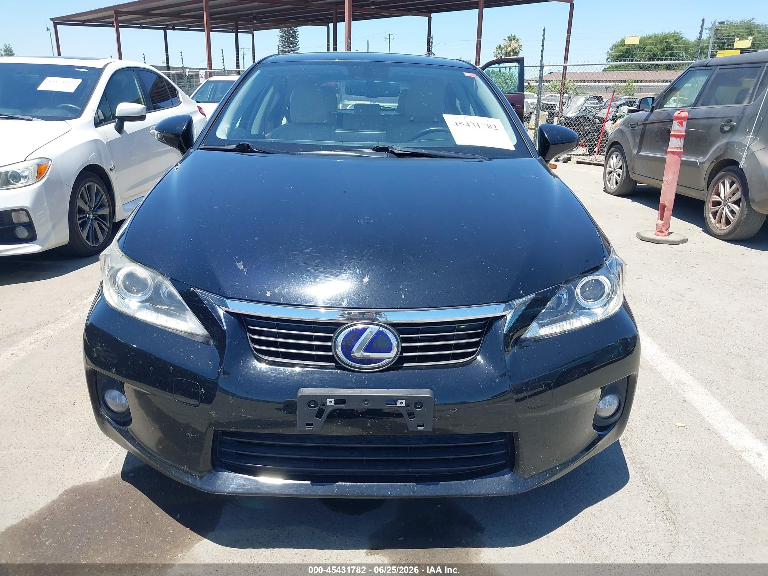 2012 Lexus Ct 200h Premium Black vin: JTHKD5BH3C2106852