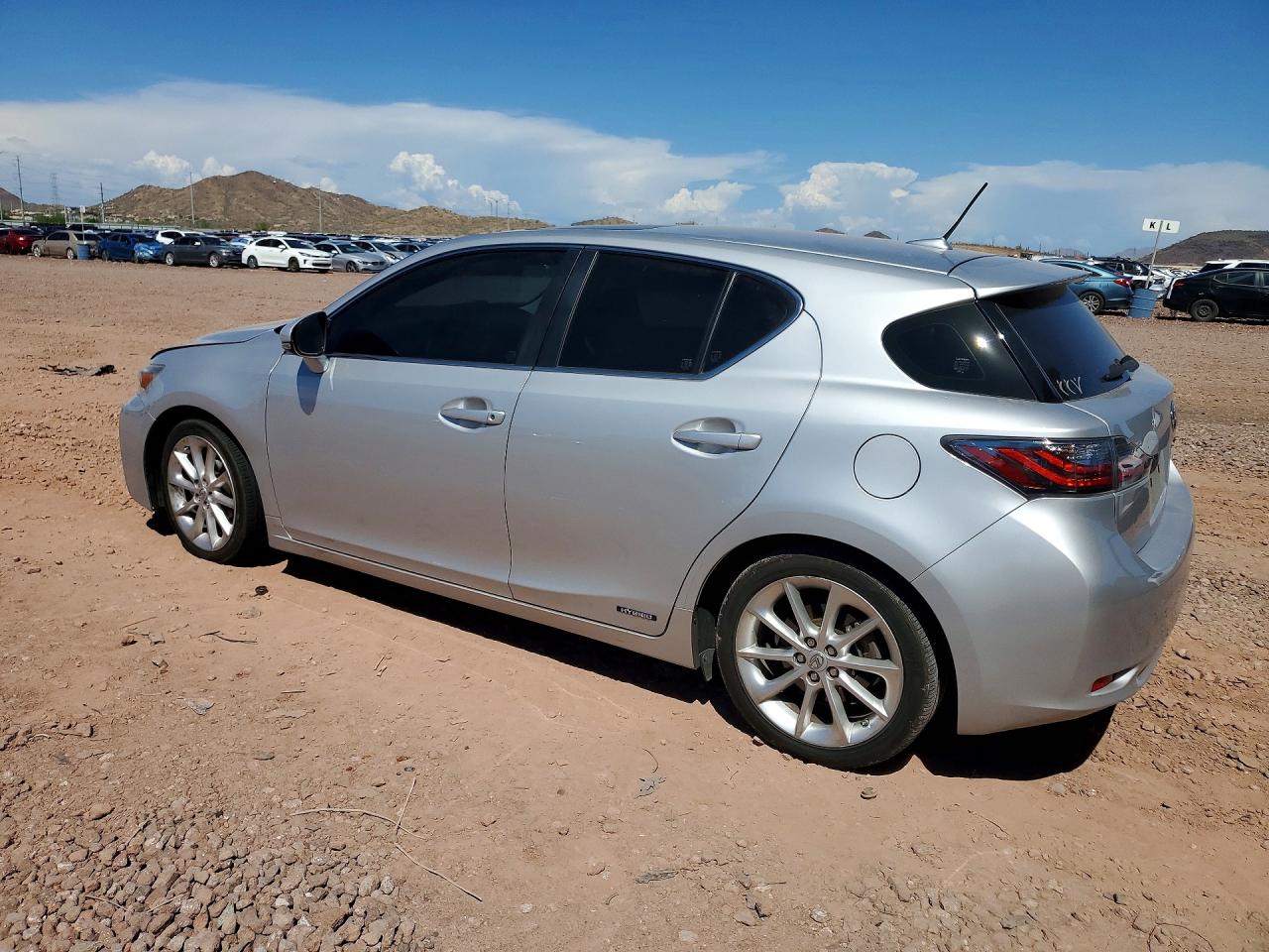 2012 Lexus Ct 200 Silver vin: JTHKD5BH3C2109685