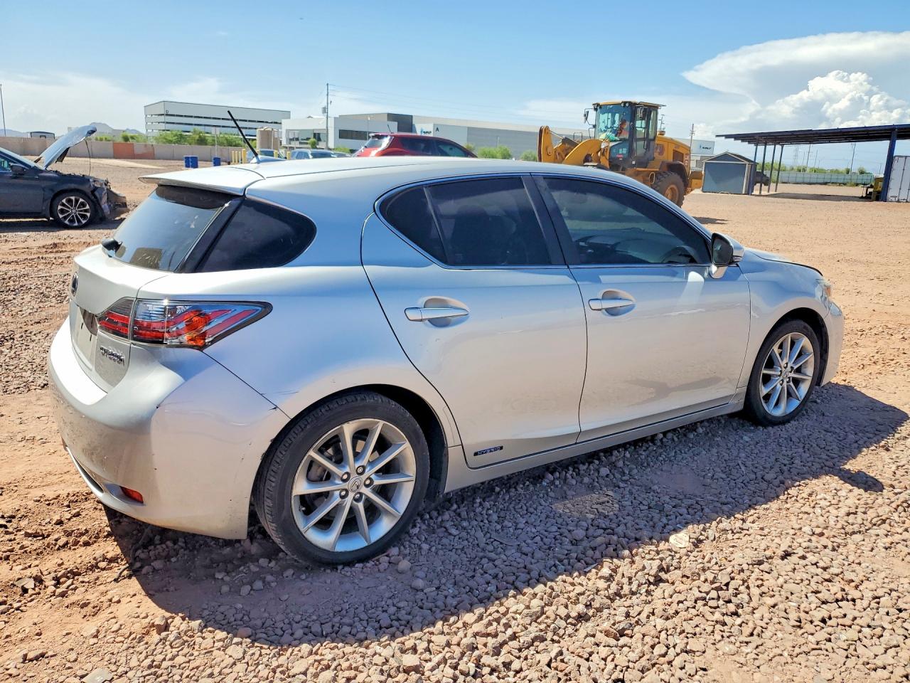 2012 Lexus Ct 200 Silver vin: JTHKD5BH3C2109685
