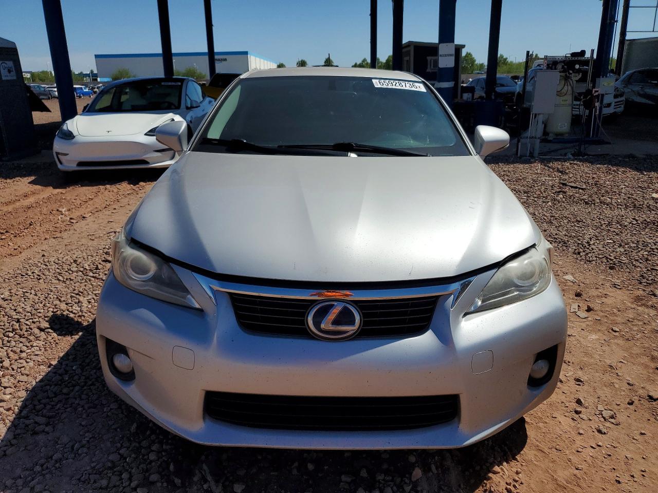 2012 Lexus Ct 200 Silver vin: JTHKD5BH3C2109685