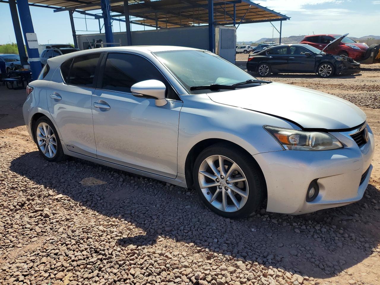 2012 Lexus Ct 200 Silver vin: JTHKD5BH3C2109685