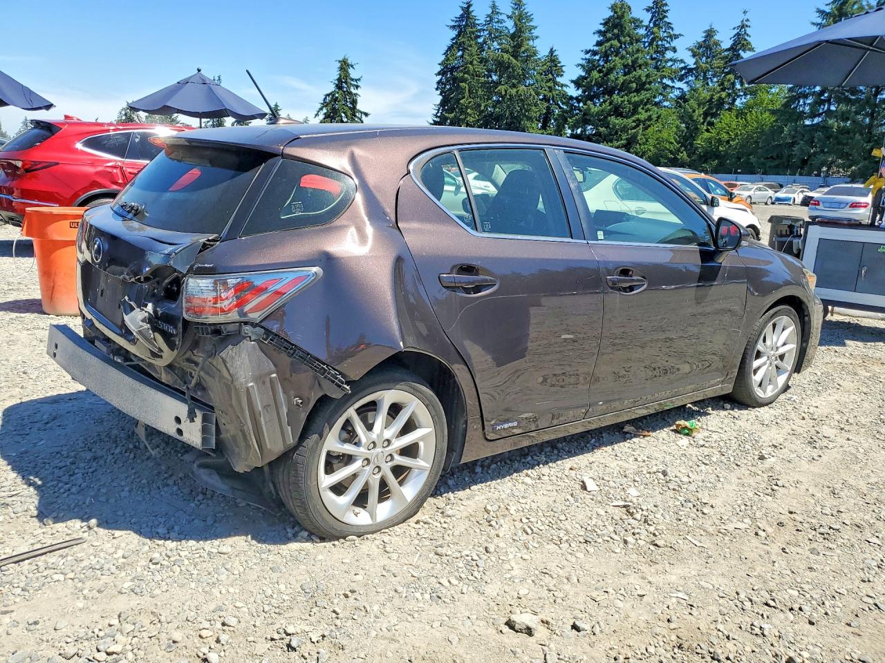 2012 Lexus Ct 200 Brown vin: JTHKD5BH3C2111484