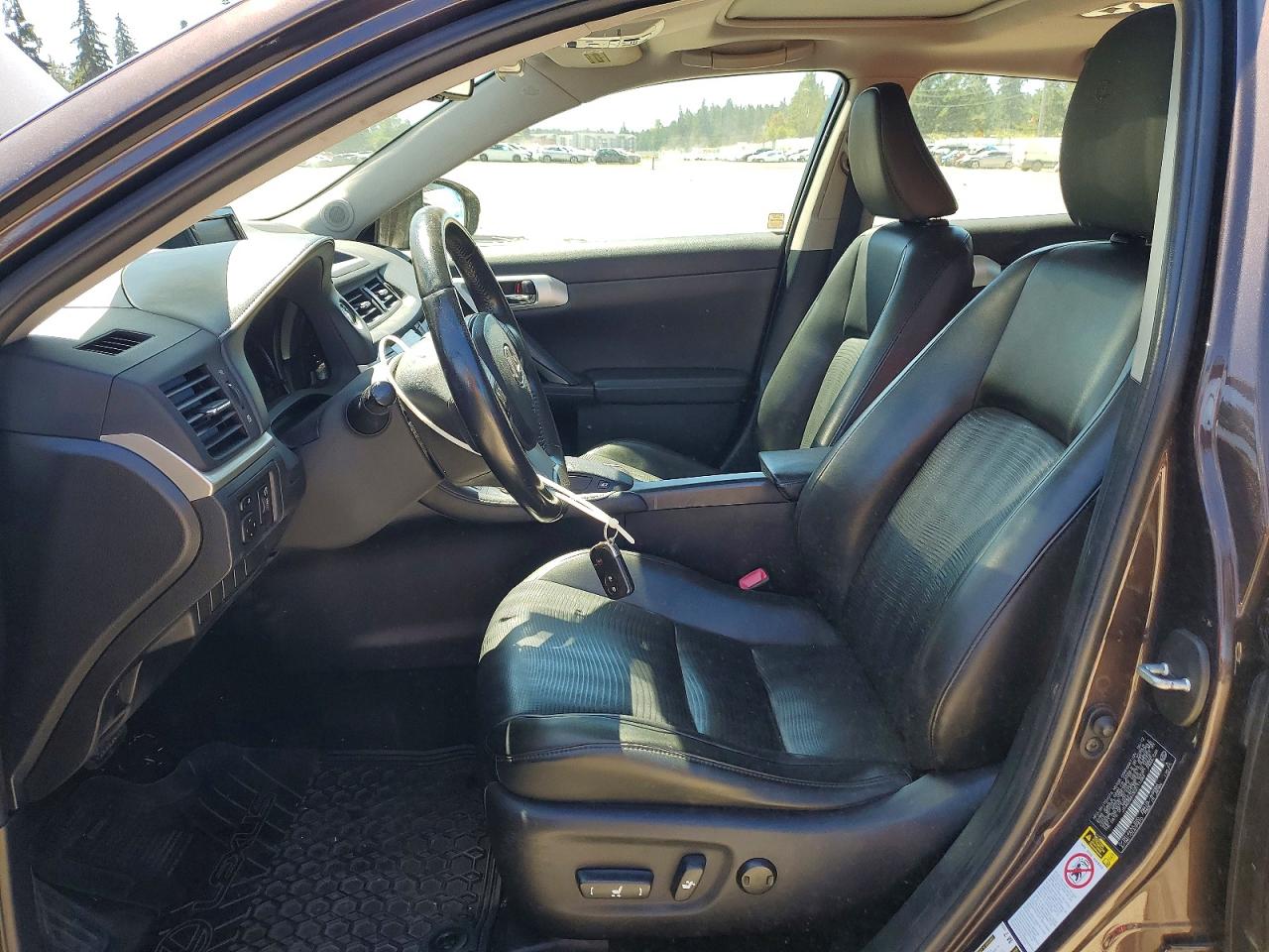 2012 Lexus Ct 200 Brown vin: JTHKD5BH3C2111484