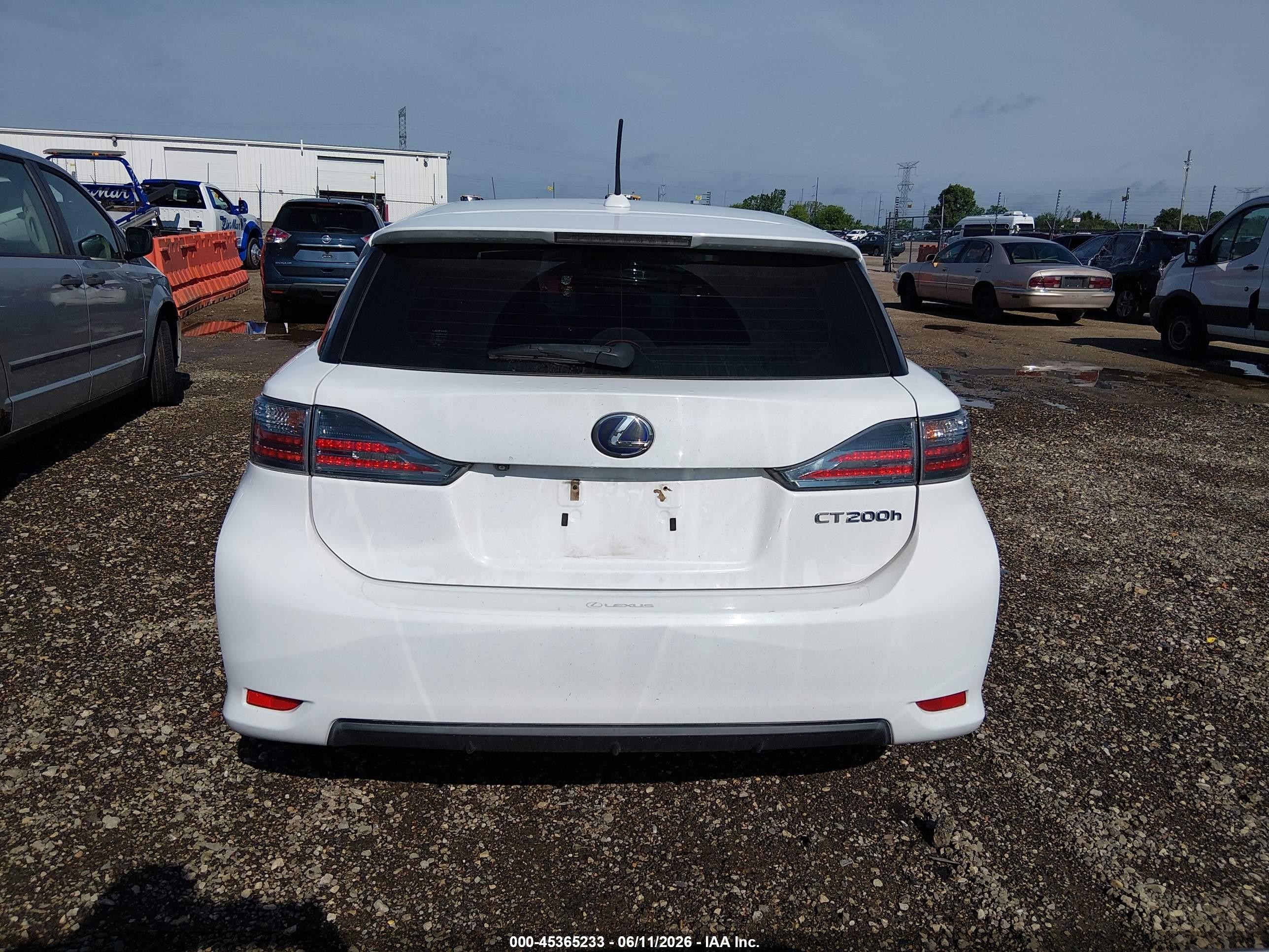 2013 Lexus Ct 200h Белый vin: JTHKD5BH3D2136659