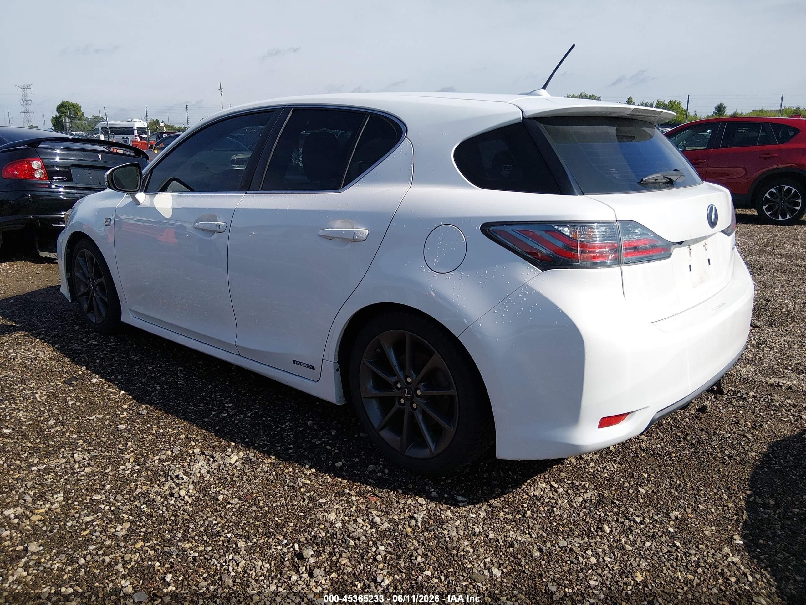 2013 Lexus Ct 200h Белый vin: JTHKD5BH3D2136659