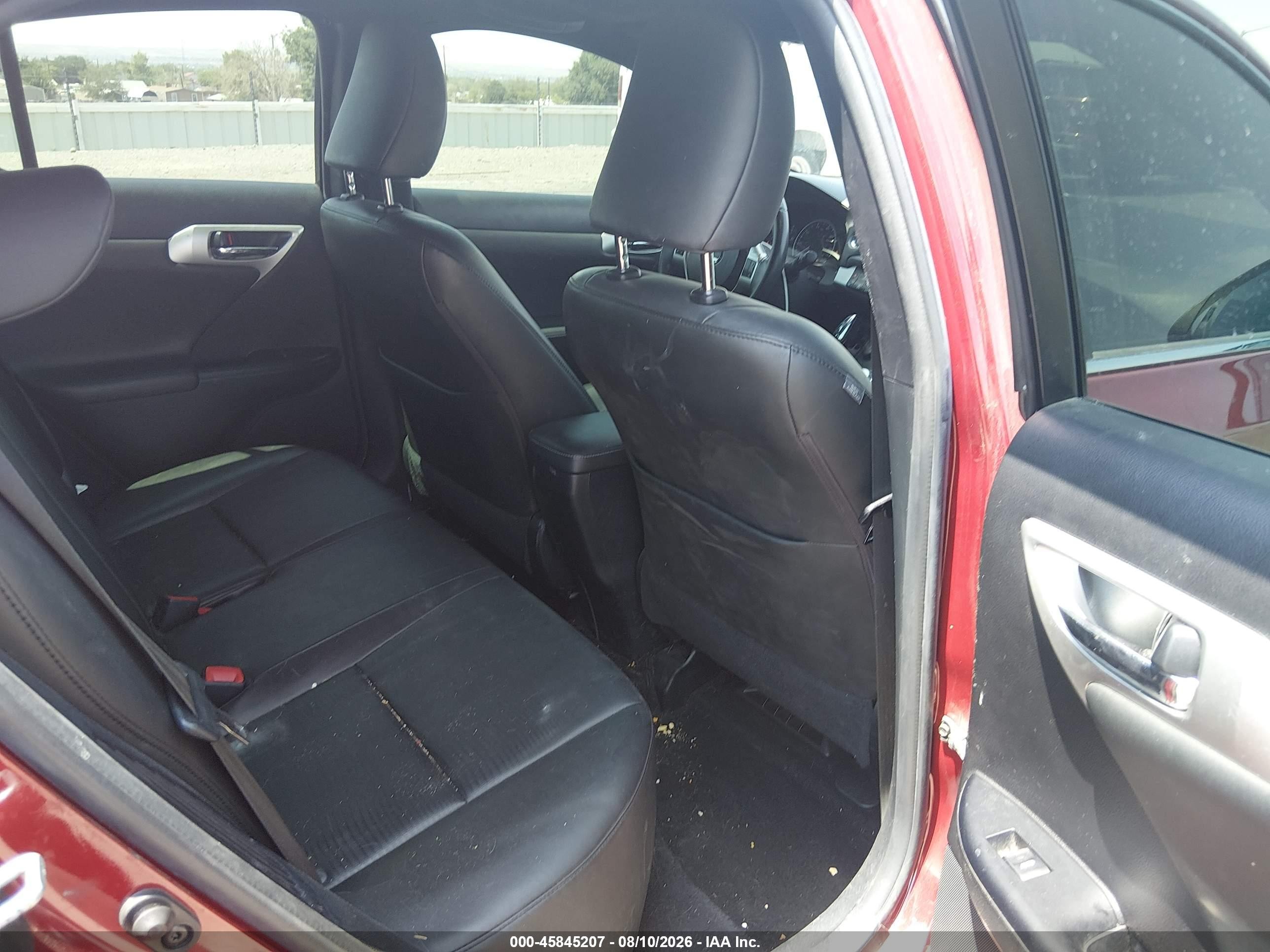 2013 Lexus Ct 200h   Красный vin: JTHKD5BH3D2144390