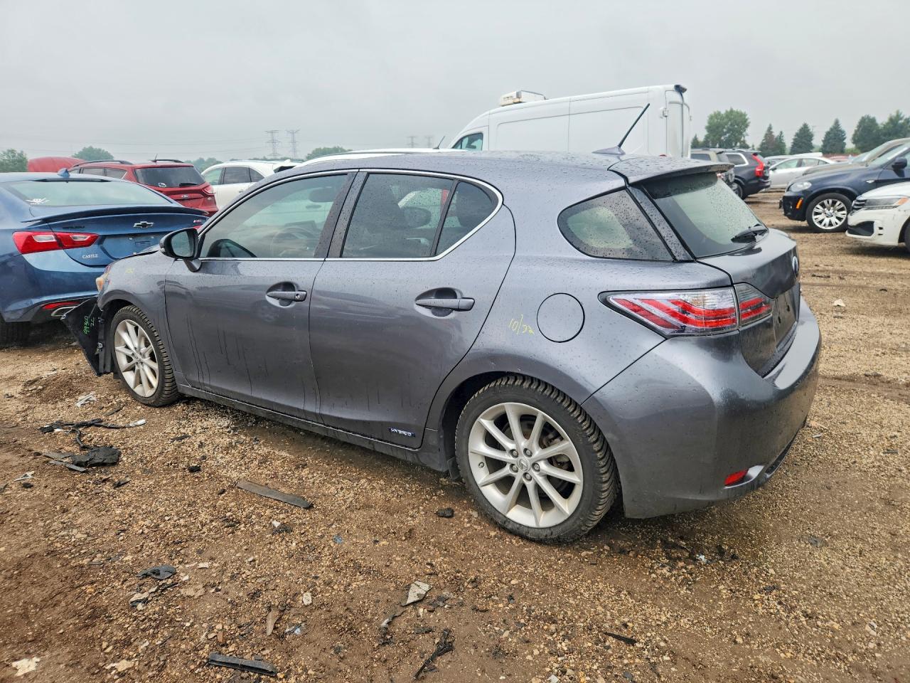 2013 Lexus Ct 200 Gray vin: JTHKD5BH3D2148259