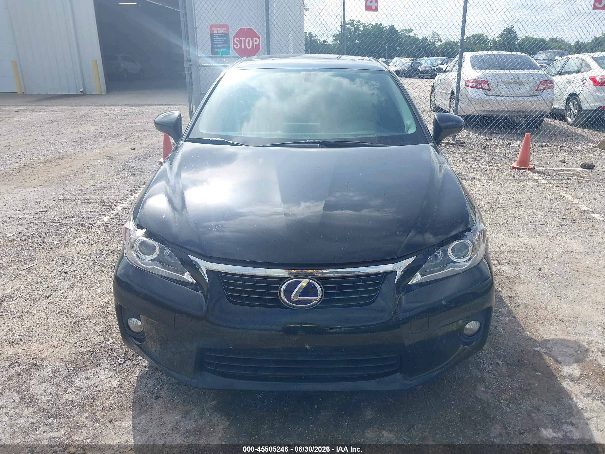 2013 Lexus Ct 200h   Black vin: JTHKD5BH3D2153039