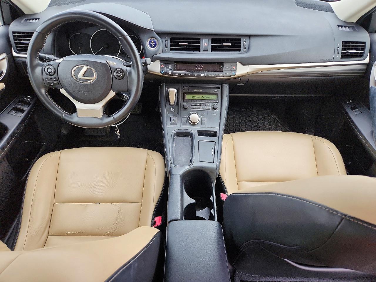 2014 Lexus Ct 200 White vin: JTHKD5BH3E2176273