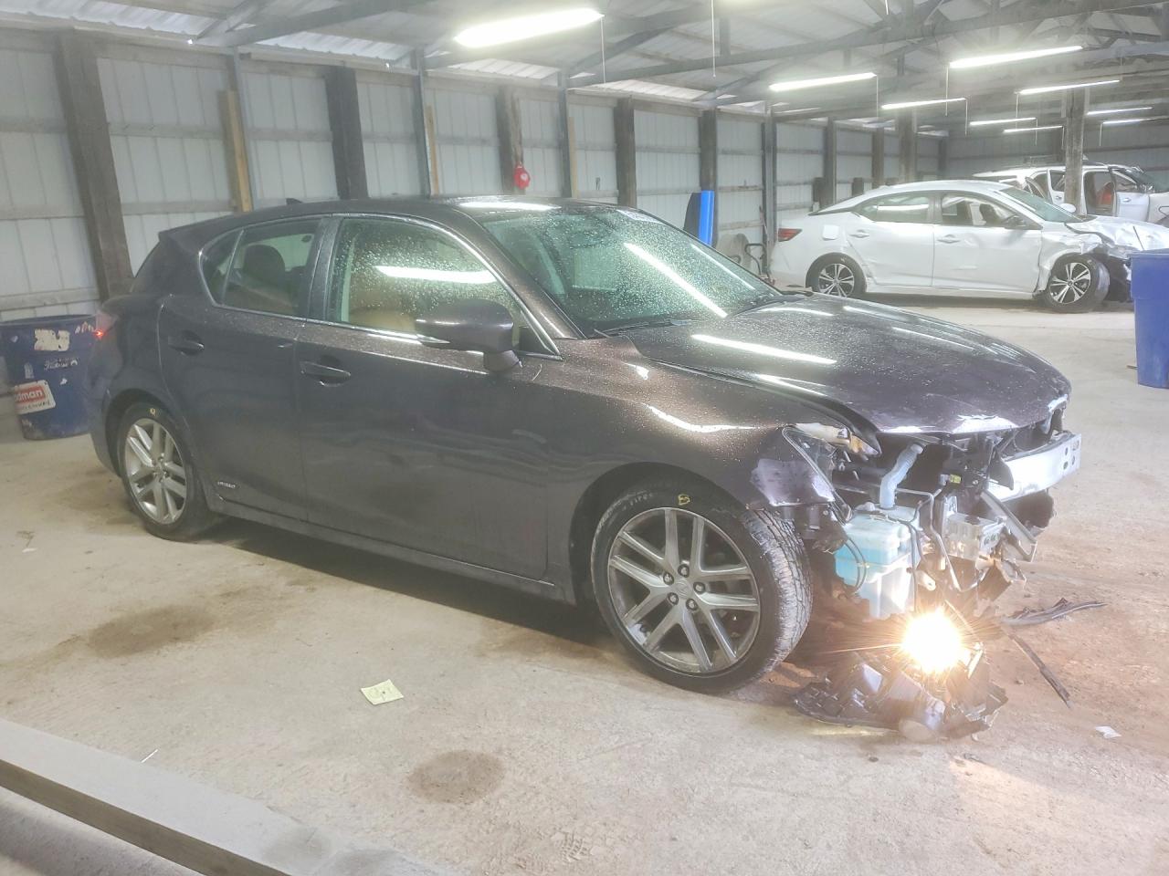 2014 Lexus Ct 200 Brown vin: JTHKD5BH3E2177178