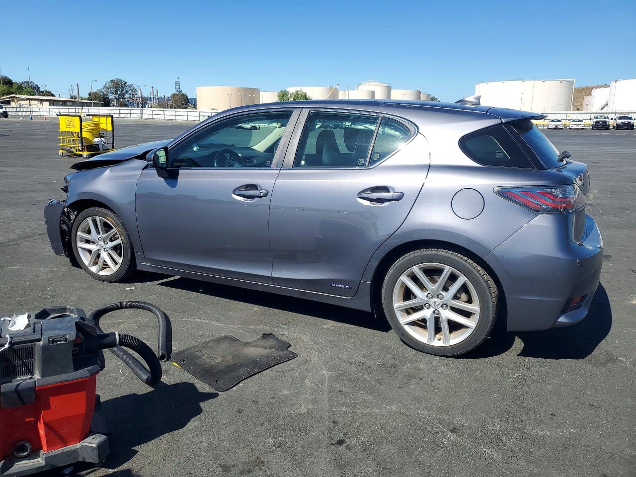 2014 Lexus Ct 200 Gray vin: JTHKD5BH3E2178993
