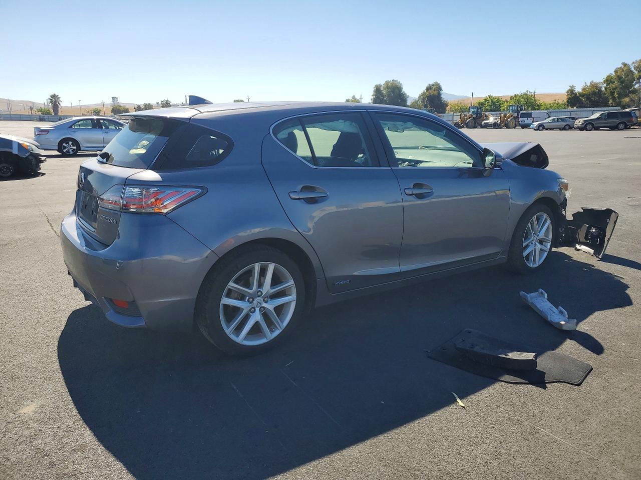 2014 Lexus Ct 200 Gray vin: JTHKD5BH3E2178993