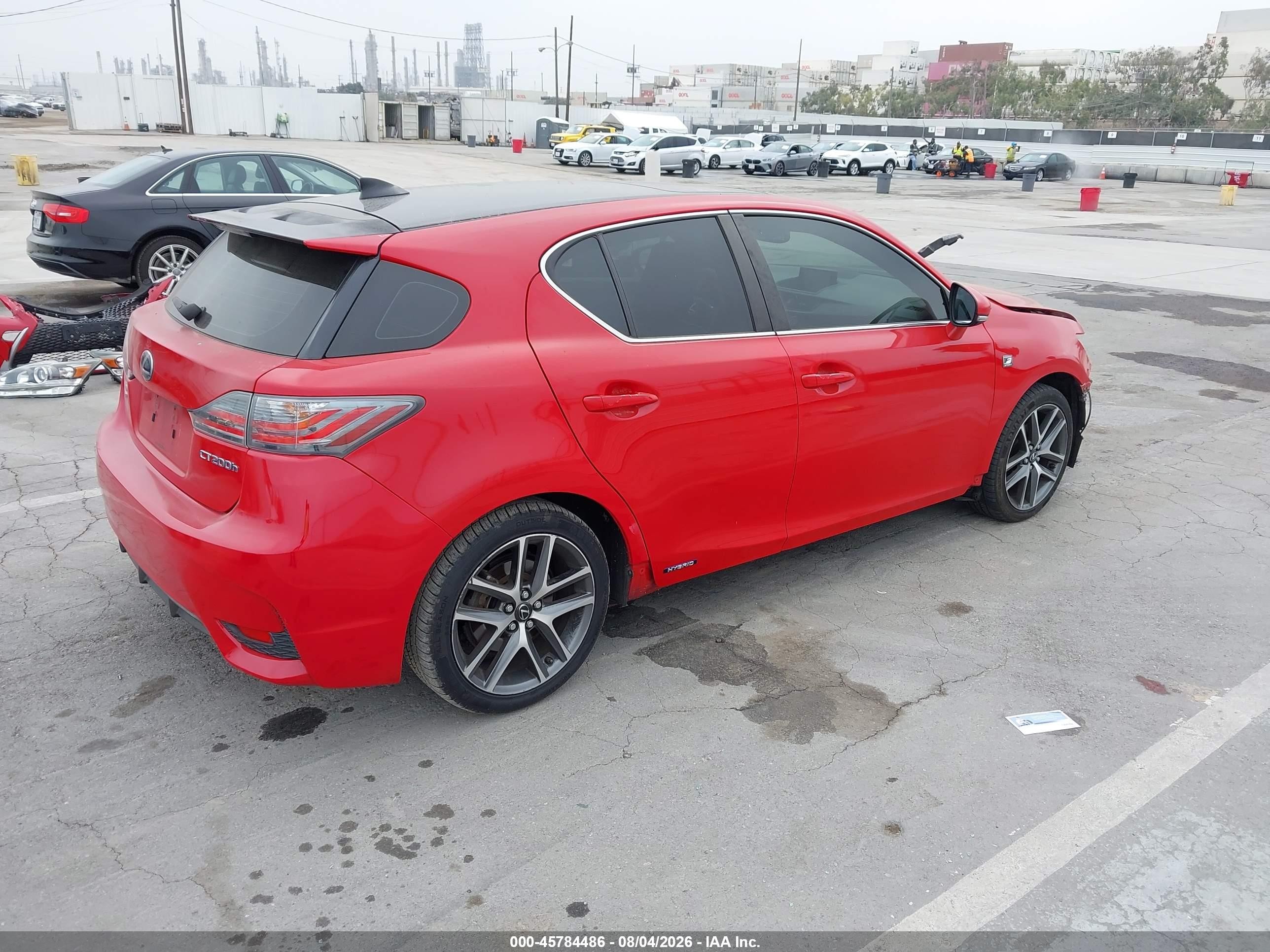 2014 Lexus Ct 200h   Red vin: JTHKD5BH3E2195079