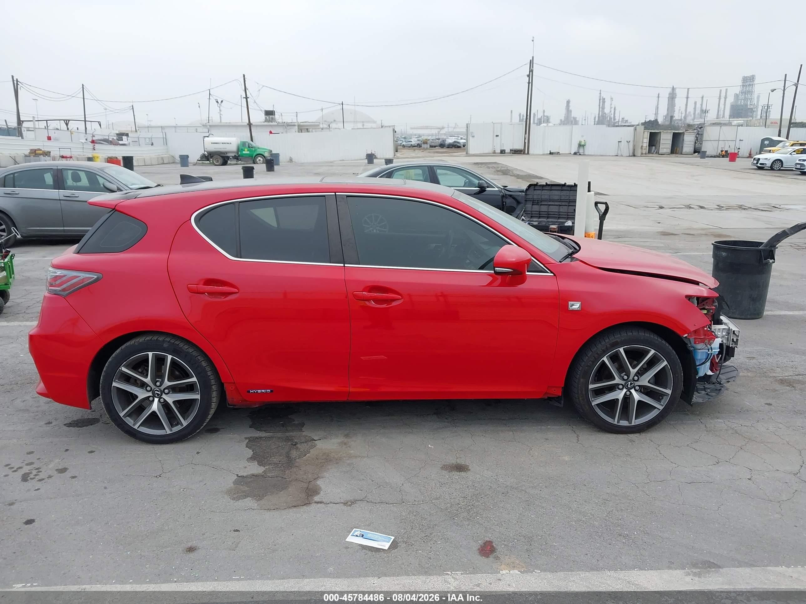 2014 Lexus Ct 200h   Red vin: JTHKD5BH3E2195079
