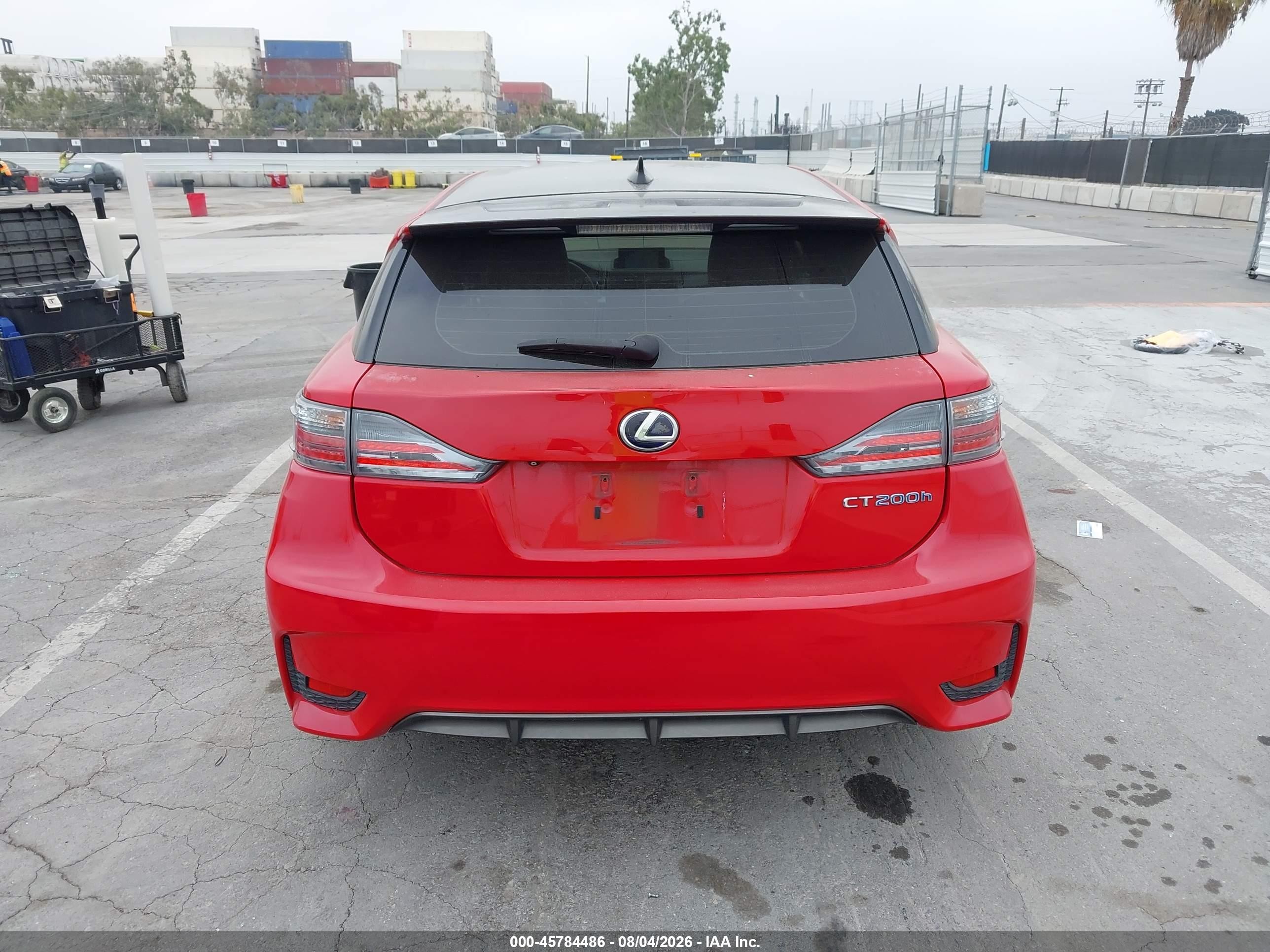 2014 Lexus Ct 200h   Red vin: JTHKD5BH3E2195079