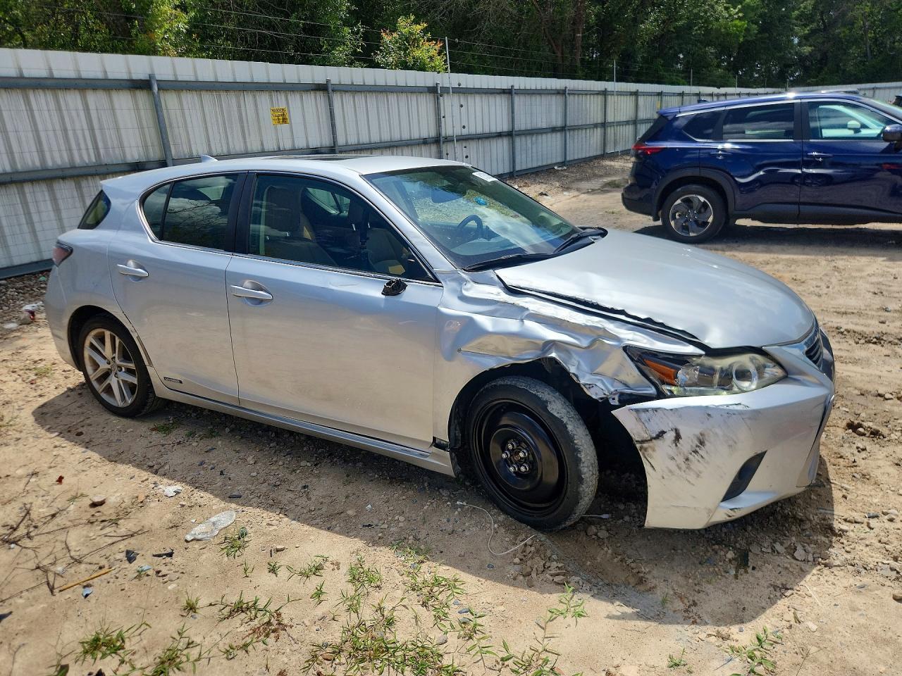 2014 Lexus Ct 200 Gray vin: JTHKD5BH3E2201009