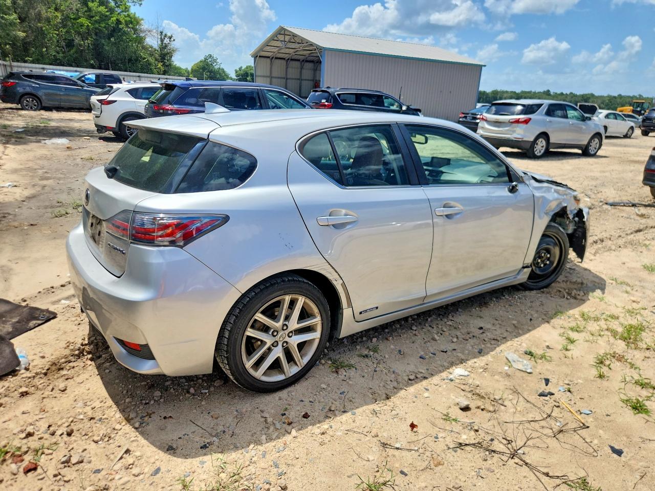 2014 Lexus Ct 200 Gray vin: JTHKD5BH3E2201009