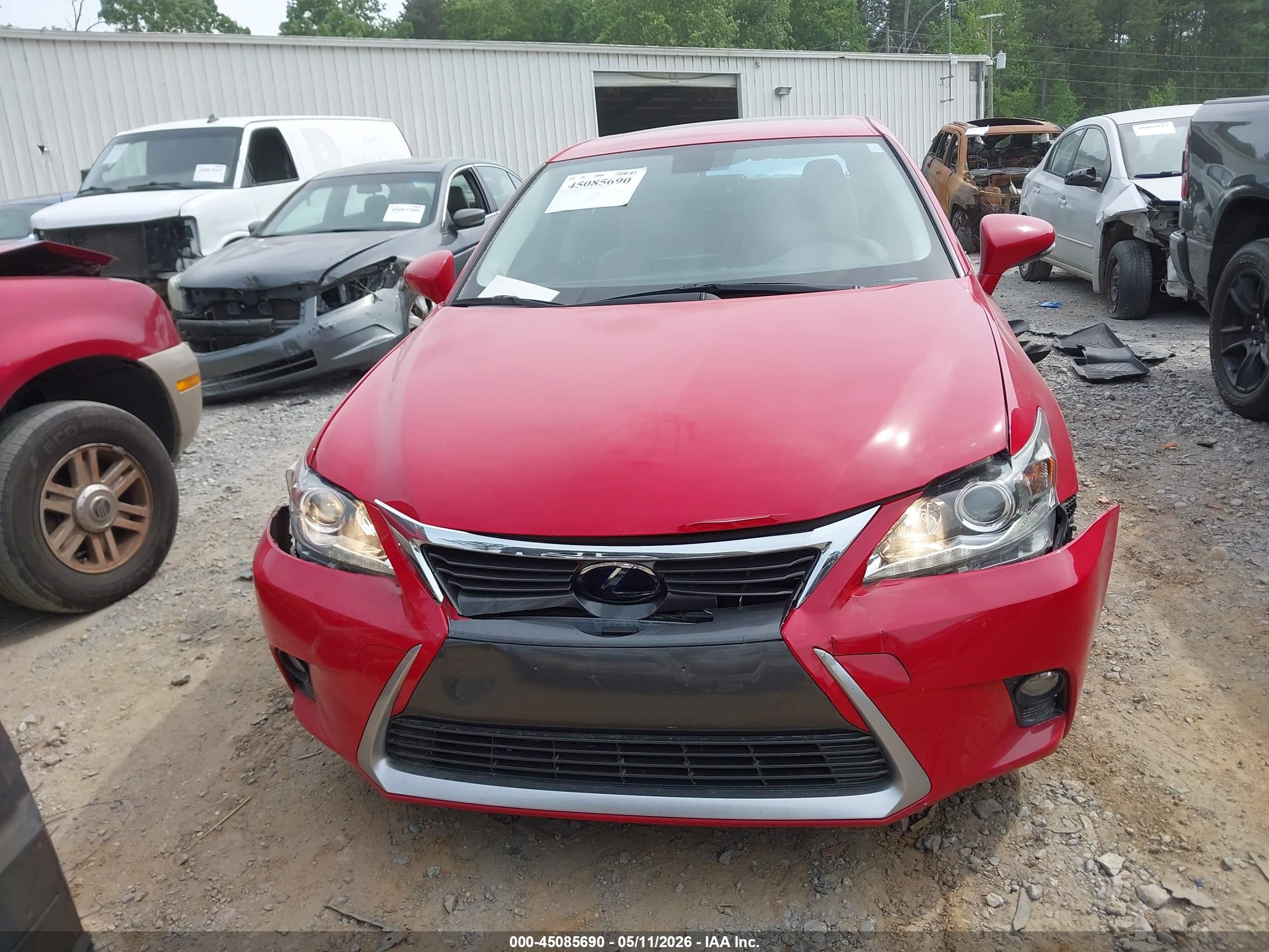 2015 Lexus Ct 200h   Red vin: JTHKD5BH3F2219642