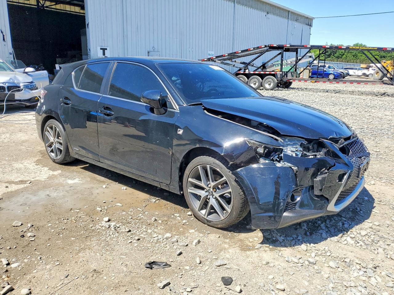2015 Lexus Ct 200 Black vin: JTHKD5BH3F2231130