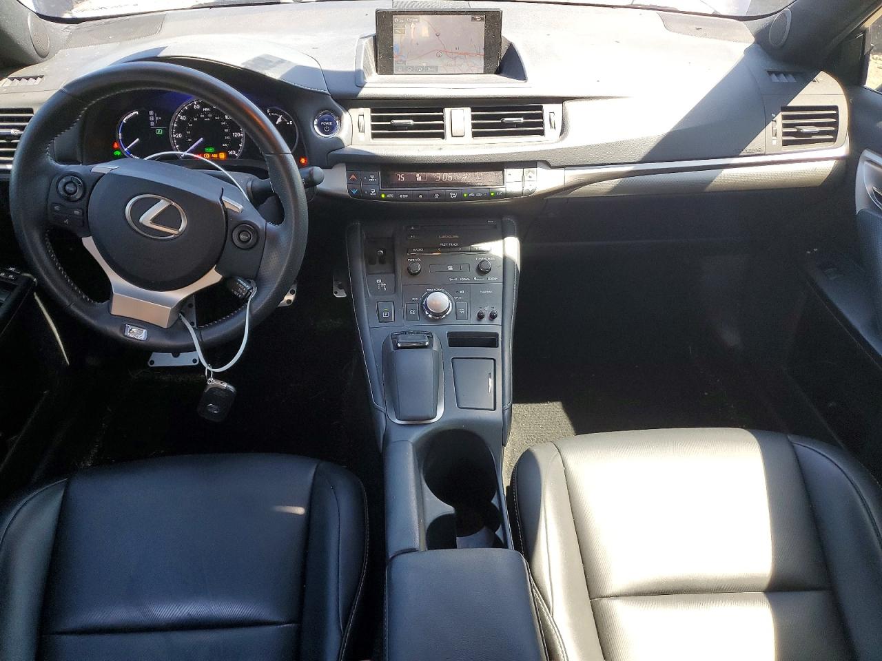 2015 Lexus Ct 200 Black vin: JTHKD5BH3F2231130