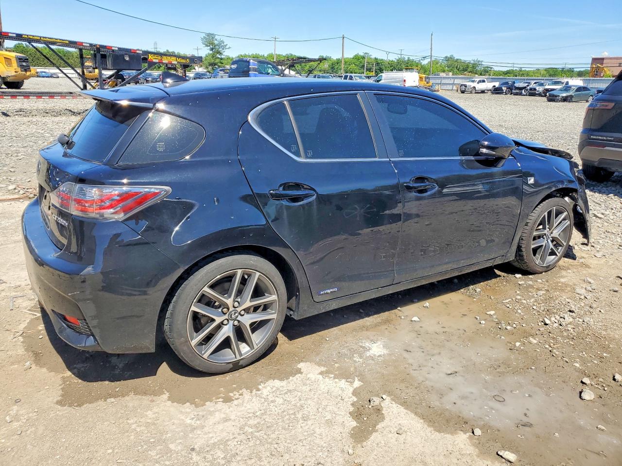 2015 Lexus Ct 200 Black vin: JTHKD5BH3F2231130