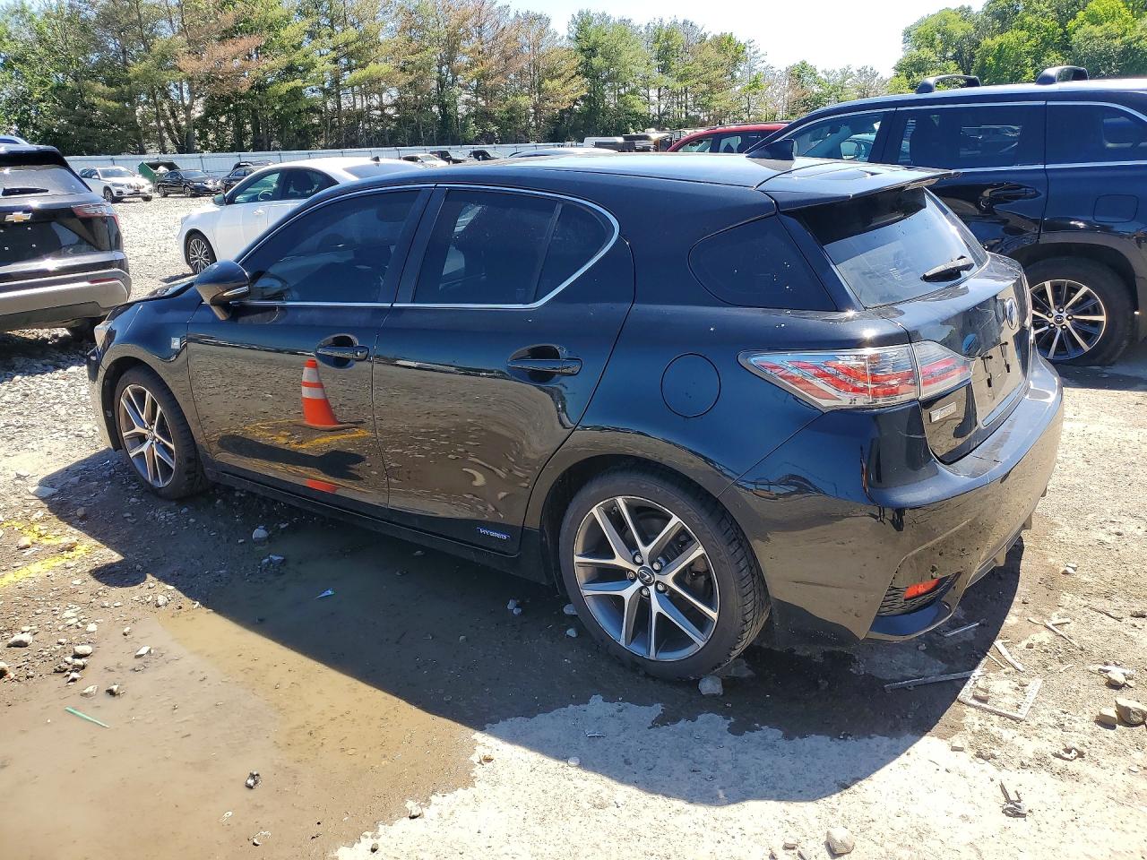 2015 Lexus Ct 200 Black vin: JTHKD5BH3F2231130