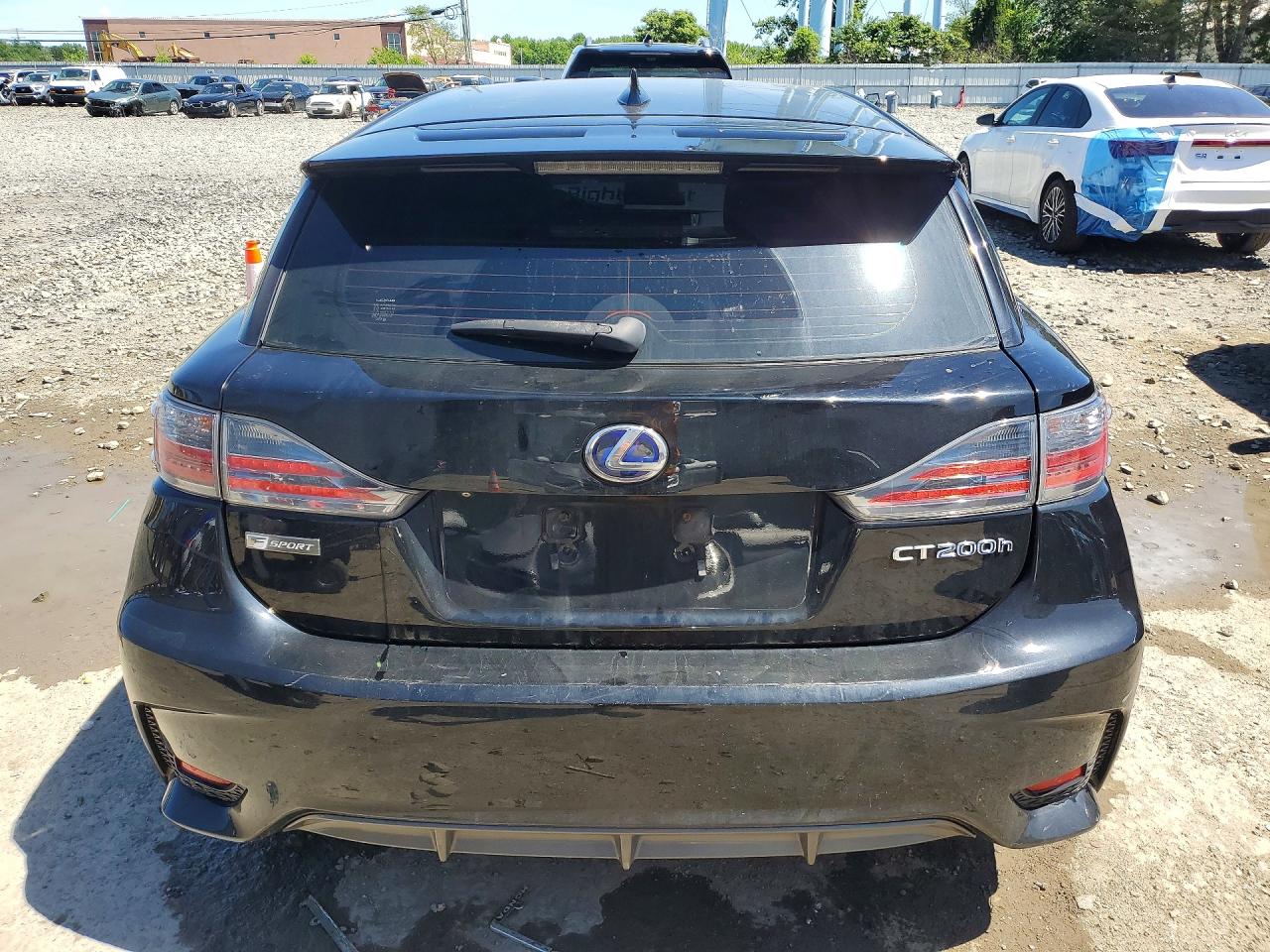 2015 Lexus Ct 200 Black vin: JTHKD5BH3F2231130