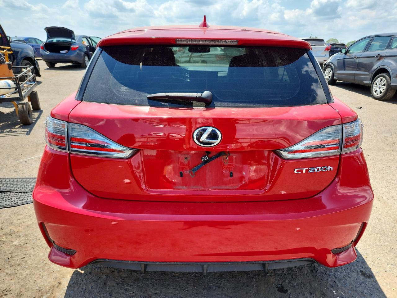 2015 Lexus Ct 200 Red vin: JTHKD5BH3F2236537