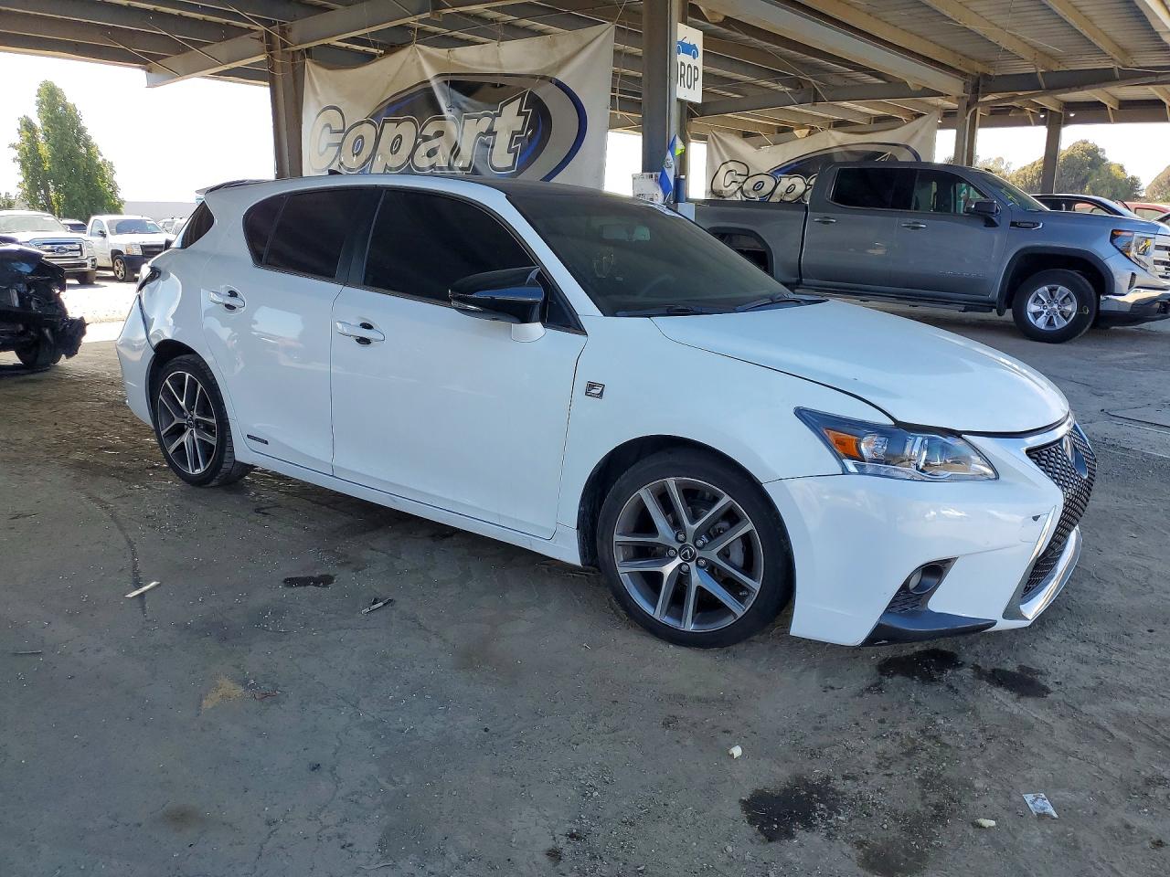 2015 Lexus Ct 200 White vin: JTHKD5BH3F2240894