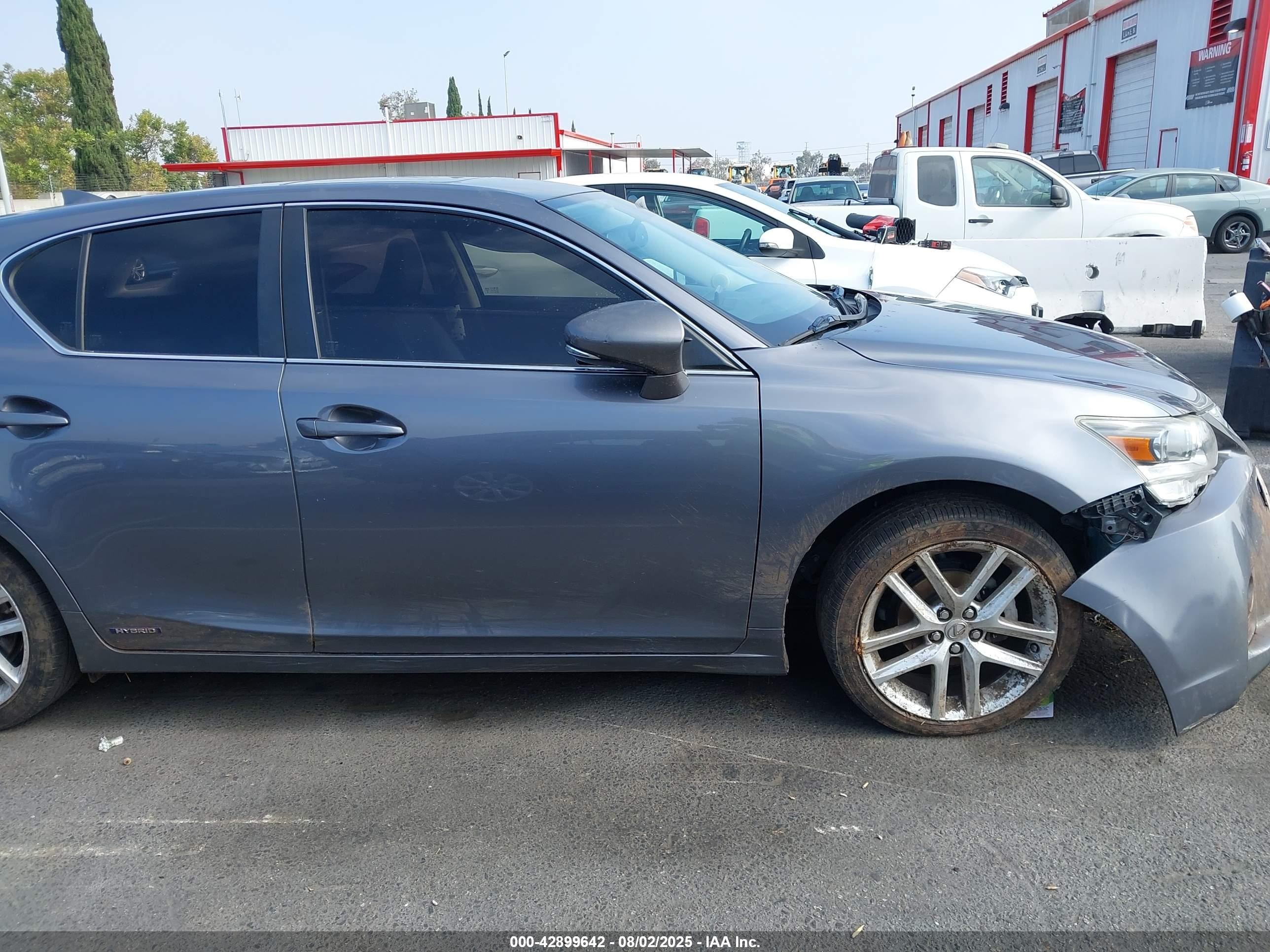 2017 Lexus Ct 200h   Gray vin: JTHKD5BH3H2281108