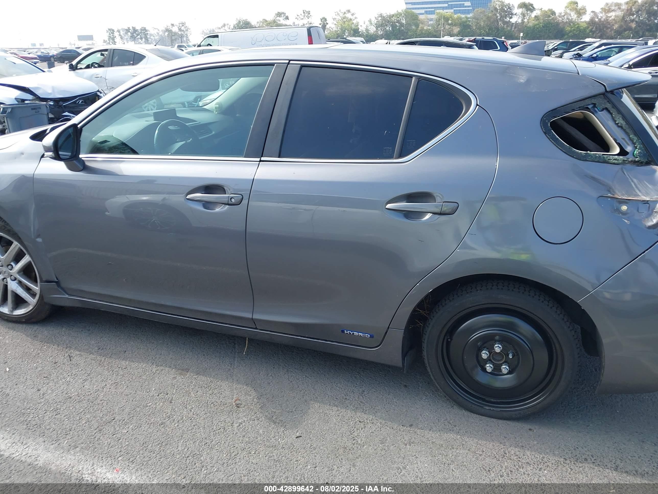 2017 Lexus Ct 200h   Gray vin: JTHKD5BH3H2281108