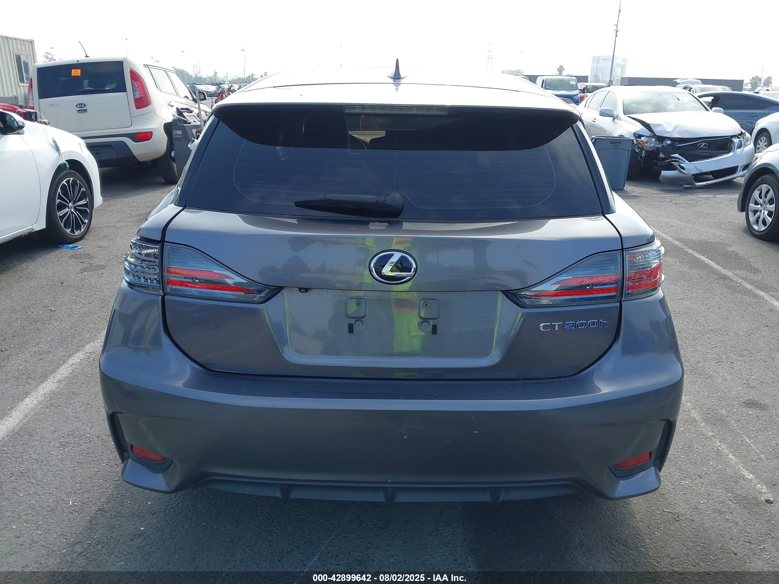 2017 Lexus Ct 200h   Gray vin: JTHKD5BH3H2281108