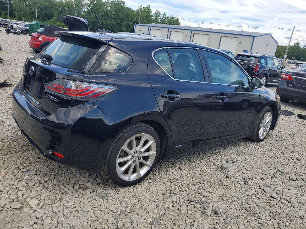 2011 Lexus Ct 200 Черный vin: JTHKD5BH4B2029178