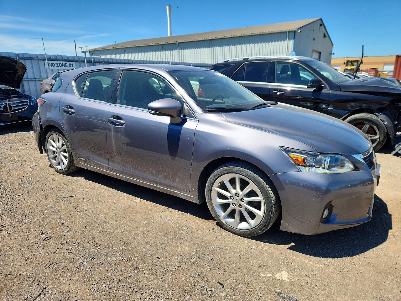 2012 Lexus Ct 200 Gray vin: JTHKD5BH4C2065275