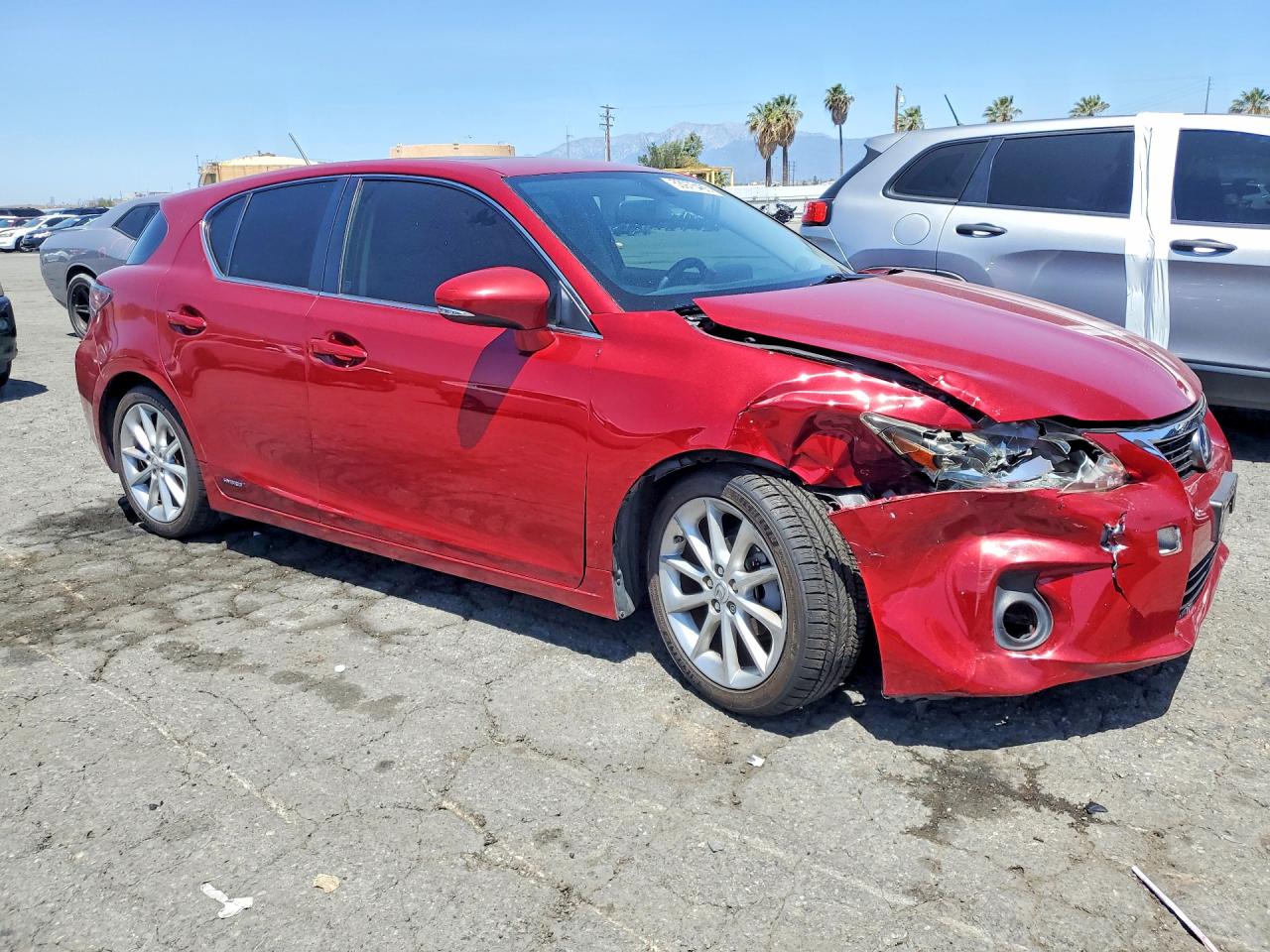 2012 Lexus Ct 200 Burgundy vin: JTHKD5BH4C2090077