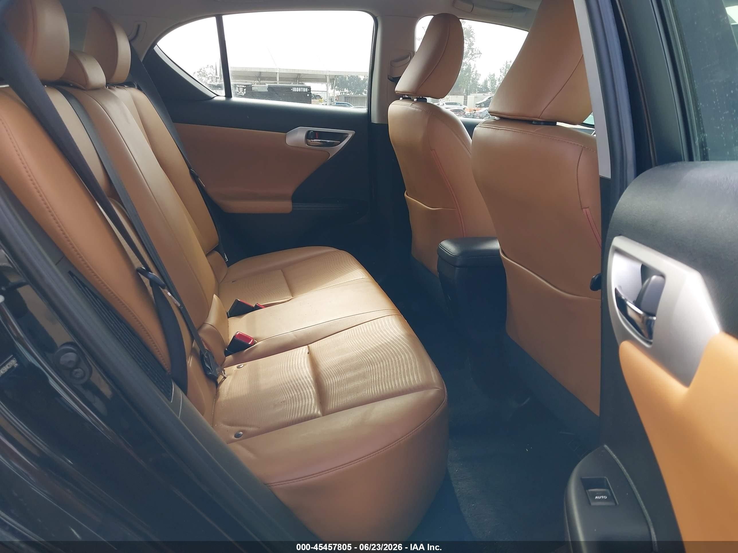 2012 Lexus Ct 200h Premium Black vin: JTHKD5BH4C2093867