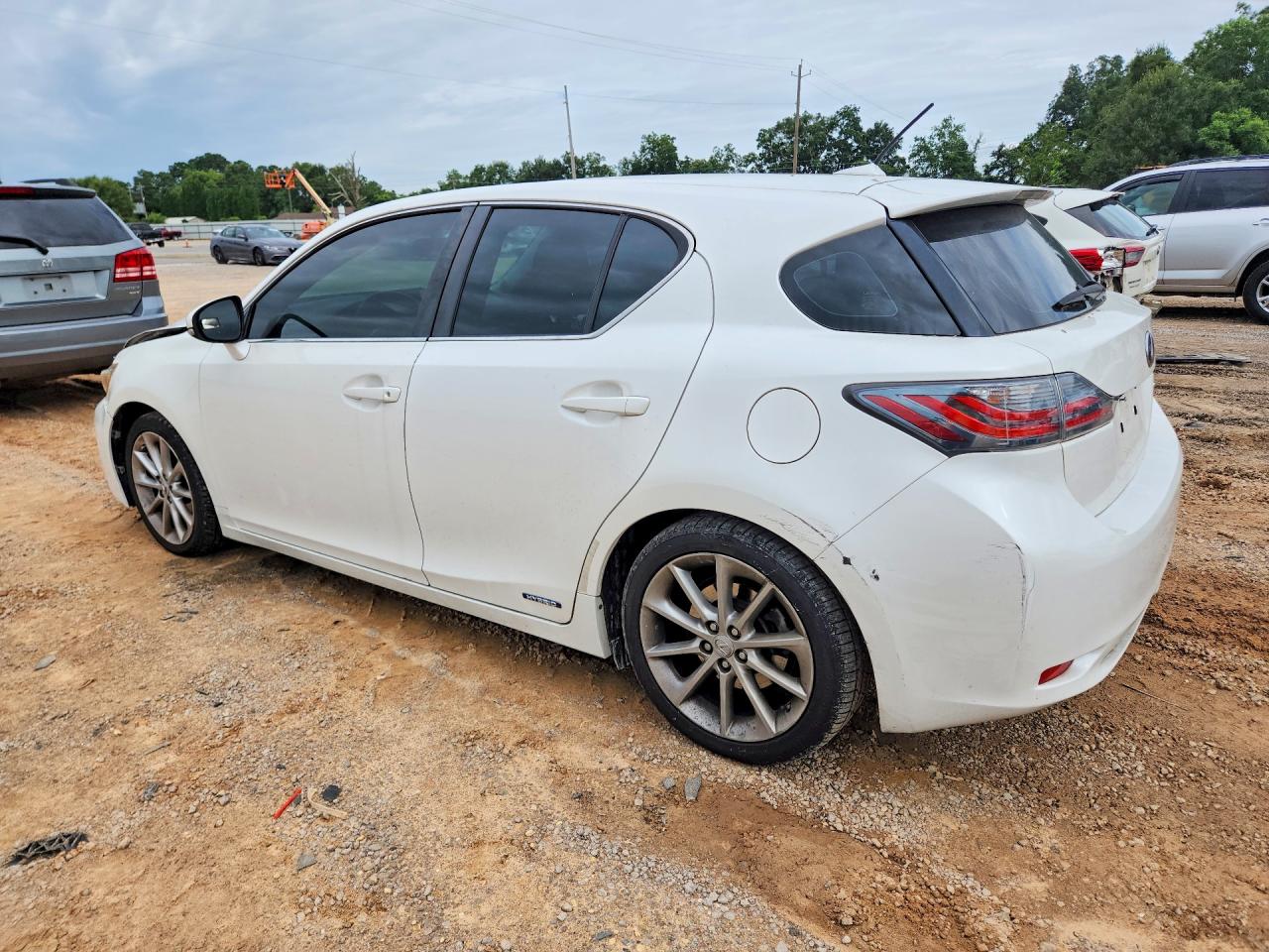 2012 Lexus Ct 200 Белый vin: JTHKD5BH4C2094033