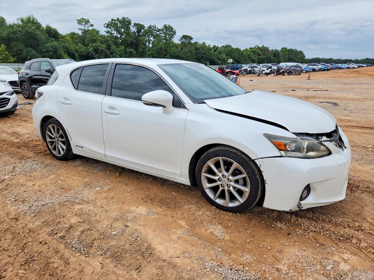 2012 Lexus Ct 200 Белый vin: JTHKD5BH4C2094033