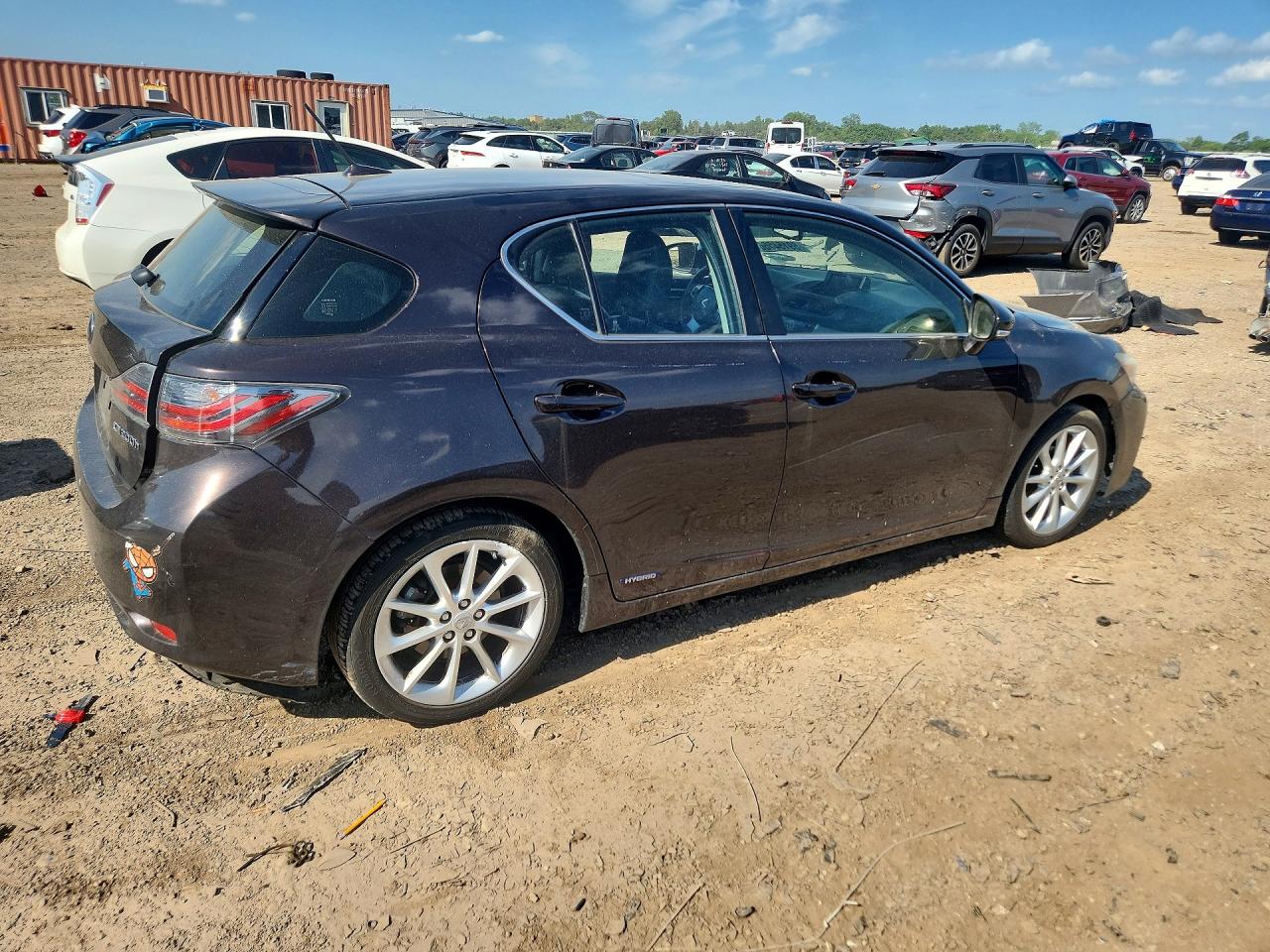 2012 Lexus Ct 200 Brown vin: JTHKD5BH4C2113566