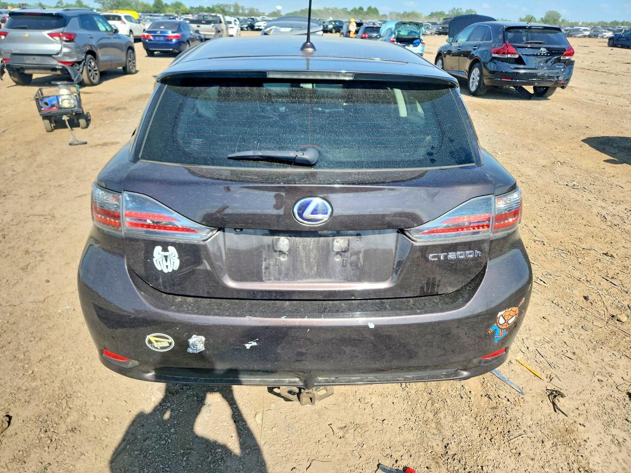 2012 Lexus Ct 200 Brown vin: JTHKD5BH4C2113566