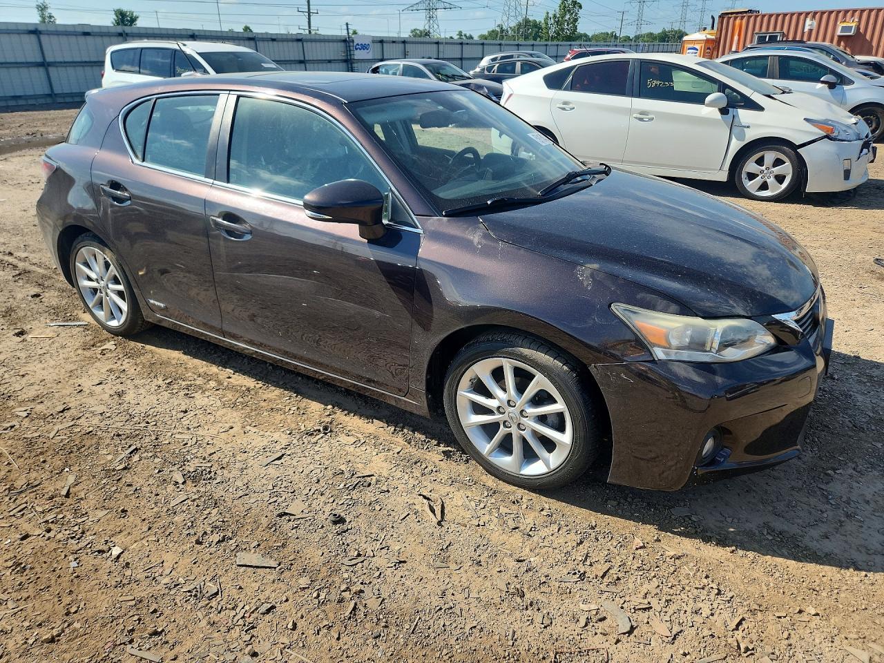 2012 Lexus Ct 200 Brown vin: JTHKD5BH4C2113566