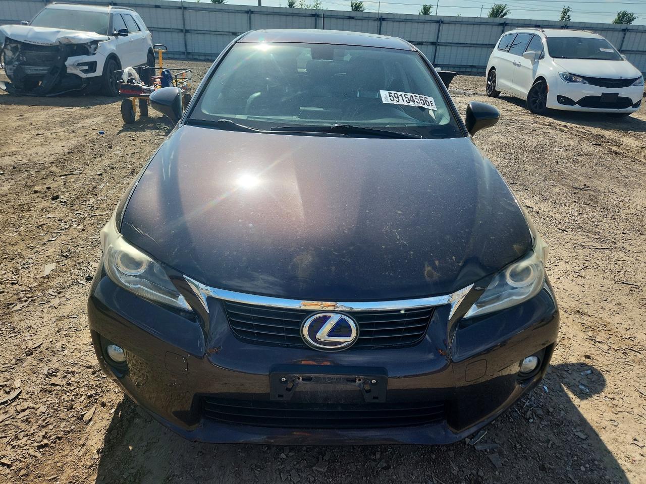 2012 Lexus Ct 200 Brown vin: JTHKD5BH4C2113566