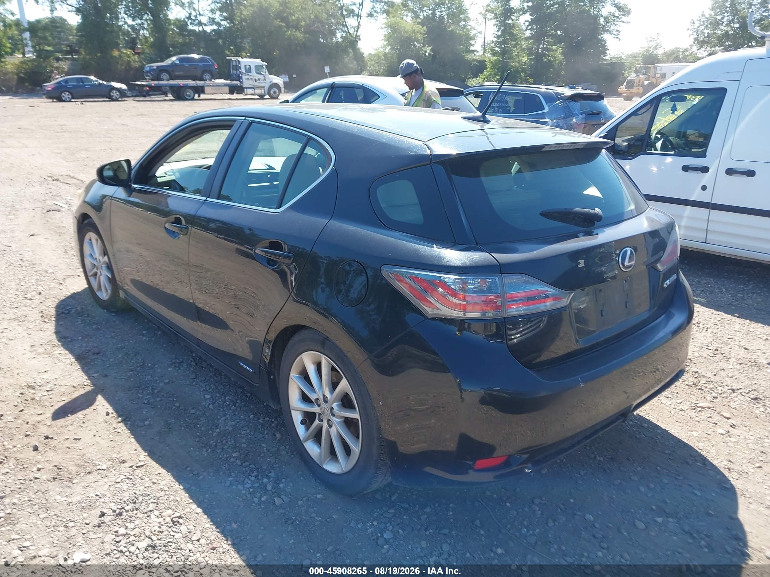 2012 Lexus Ct 200h Premium Black vin: JTHKD5BH4C2115723