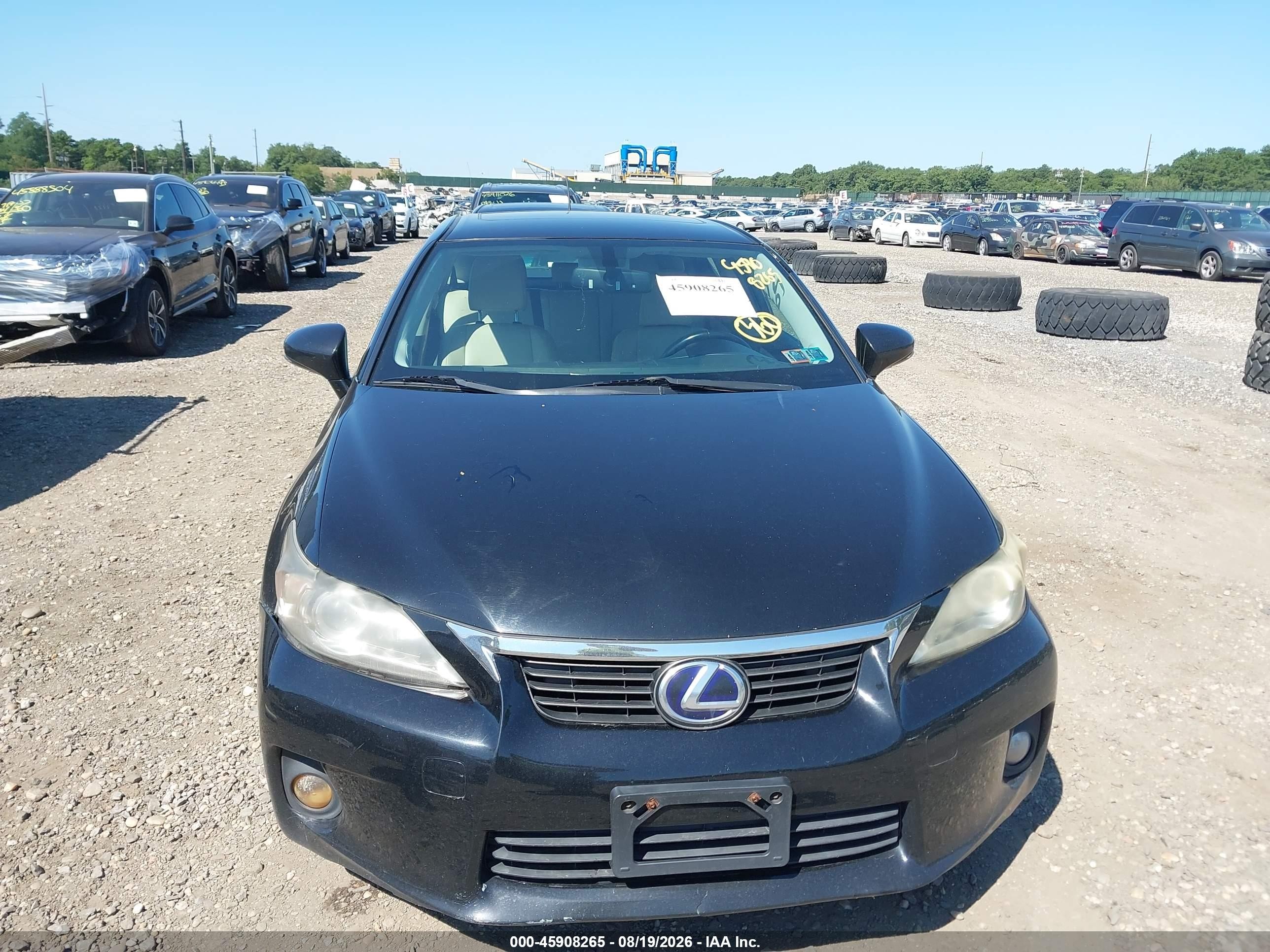 2012 Lexus Ct 200h Premium Black vin: JTHKD5BH4C2115723