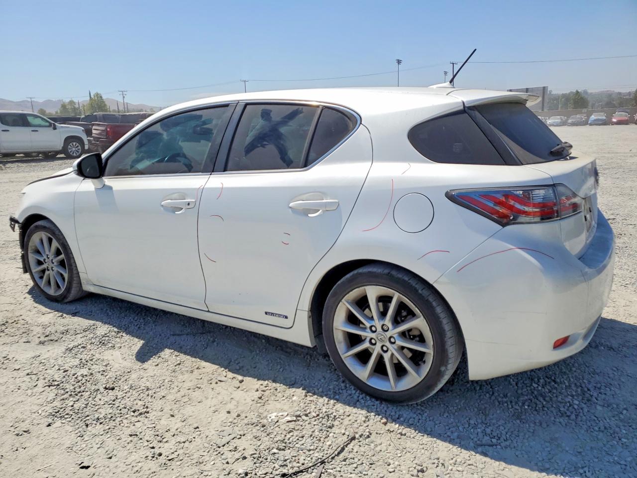2013 Lexus Ct 200 Белый vin: JTHKD5BH4D2129347